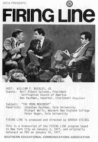 "The Moon Movement" (Firing Line, S0262, Hoover Institution Archives) "The Moon Movement" (Firing Line, S0262, Hoover Institution Archives)