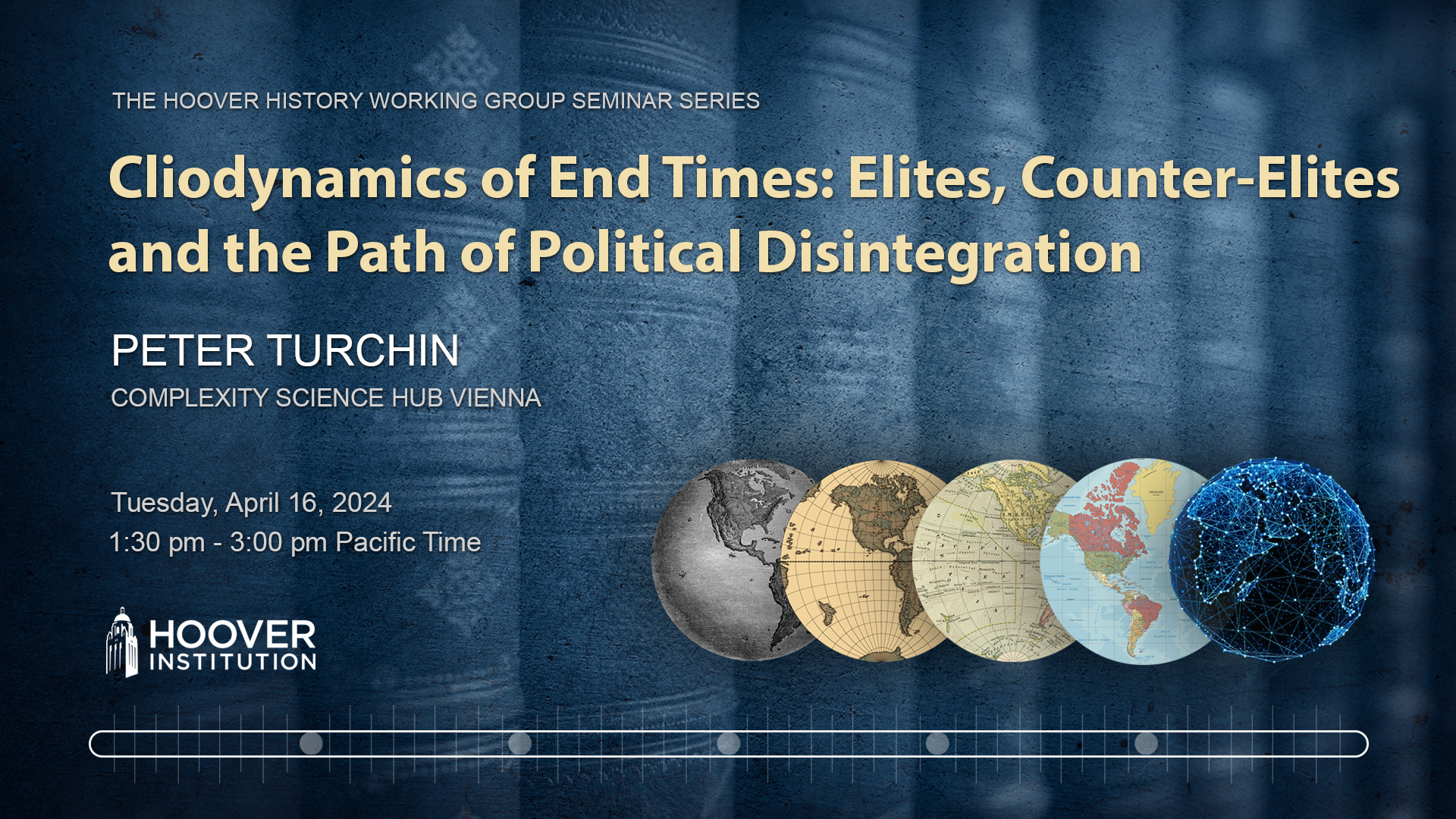 Cliodynamics of End Times: Elites, Counter-Elites and the Path of Political Disintegration