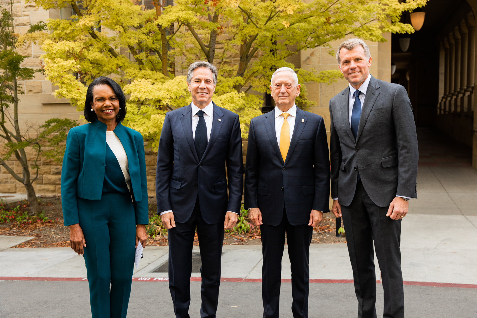 Condoleezza Rice, Antony Blinken, James Mattis, and Nathaniel Fick