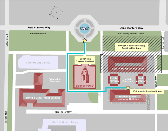 Hoover Institution Library & Archives Visitor Map Hoover Institution Library & Archives Visitor Map