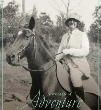 Book cover for A Woman of Adventure: The Life and Times of First Lady Lou Henry Hoover by Annette Dunlap