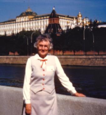 Dorothy Kilian in Moscow, 1986