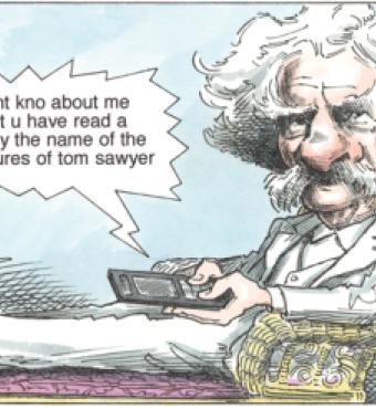 All Twitter, No Twain