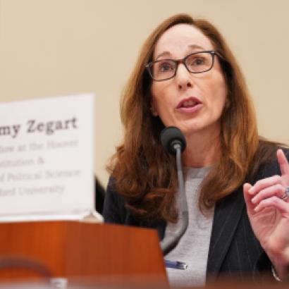 Amy Zegart: Intelligence Community Reform with Think Tank Leaders Open Hearing of the House Permanent Select Committee on Intelligence
