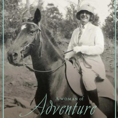 Book cover for A Woman of Adventure: The Life and Times of First Lady Lou Henry Hoover by Annette Dunlap
