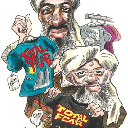Osama bin Laden and Ayman al-Zawahiri.