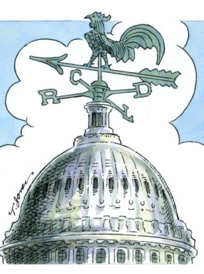U.S. Capitol as weather vane