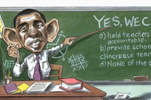 Obama could be an education innovator, but the Democrats are weak on school choice and downright timid on the teachers’ unions.