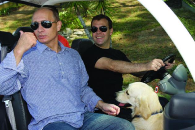 Putin and Medvedev