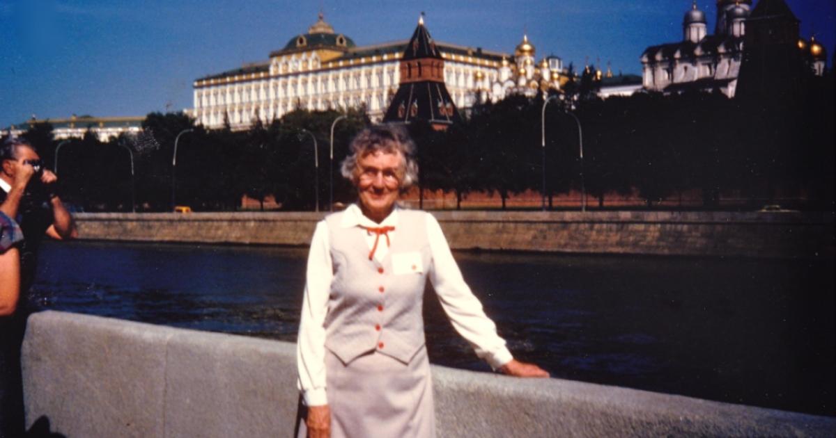 Dorothy Kilian in Moscow, 1986
