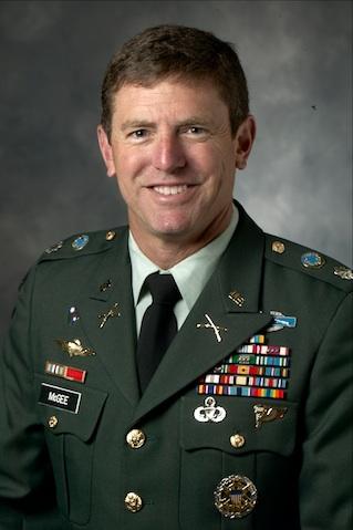 Lieutenant Colonel Joseph (JP) McGee biophoto