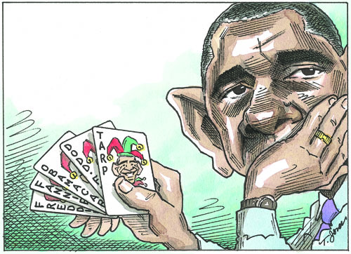 Obama&#039;s deck of cards