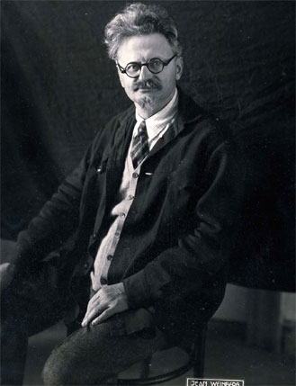 portrait of Leon Trotsky