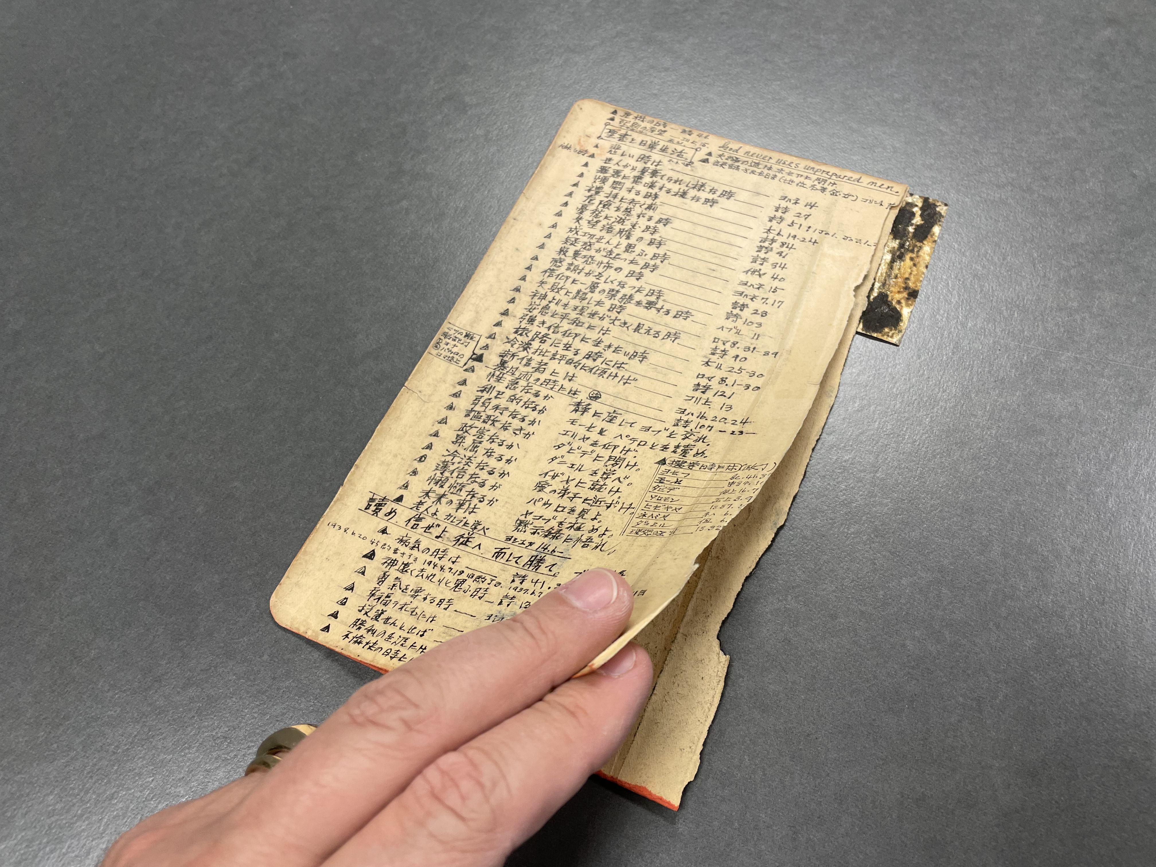 New Analytical Indexed Bible: the process of conservation allows access to hidden places.