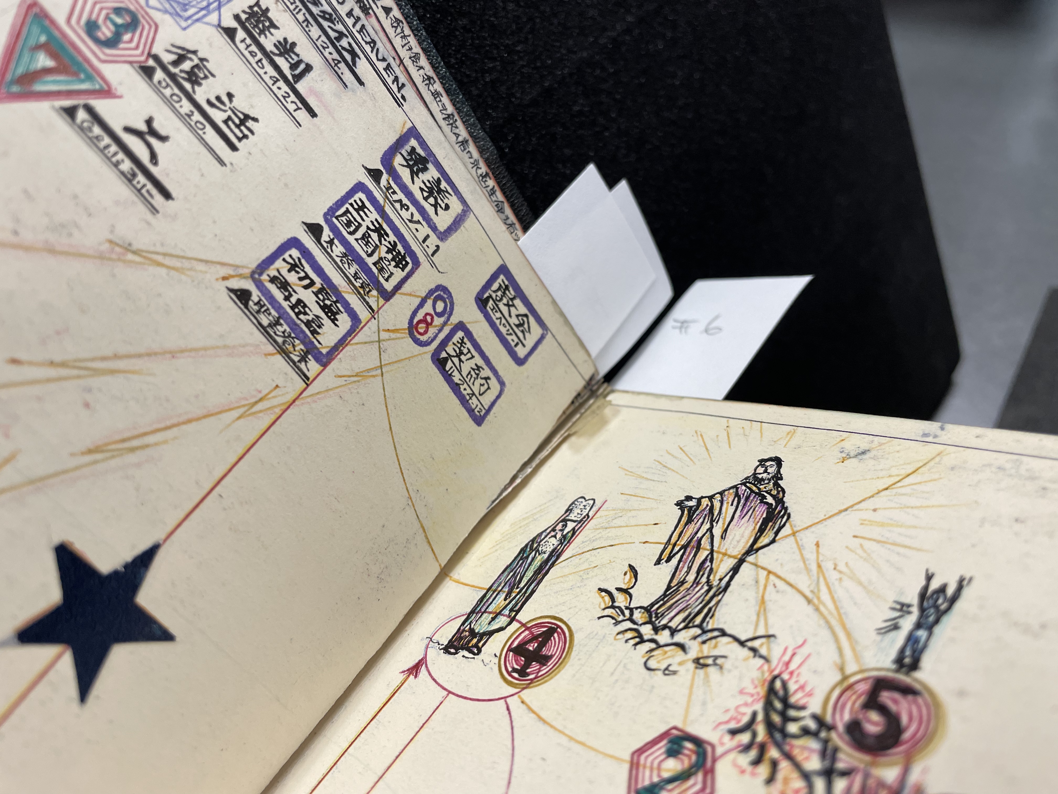 Companion Bible before adhesive removal and repair