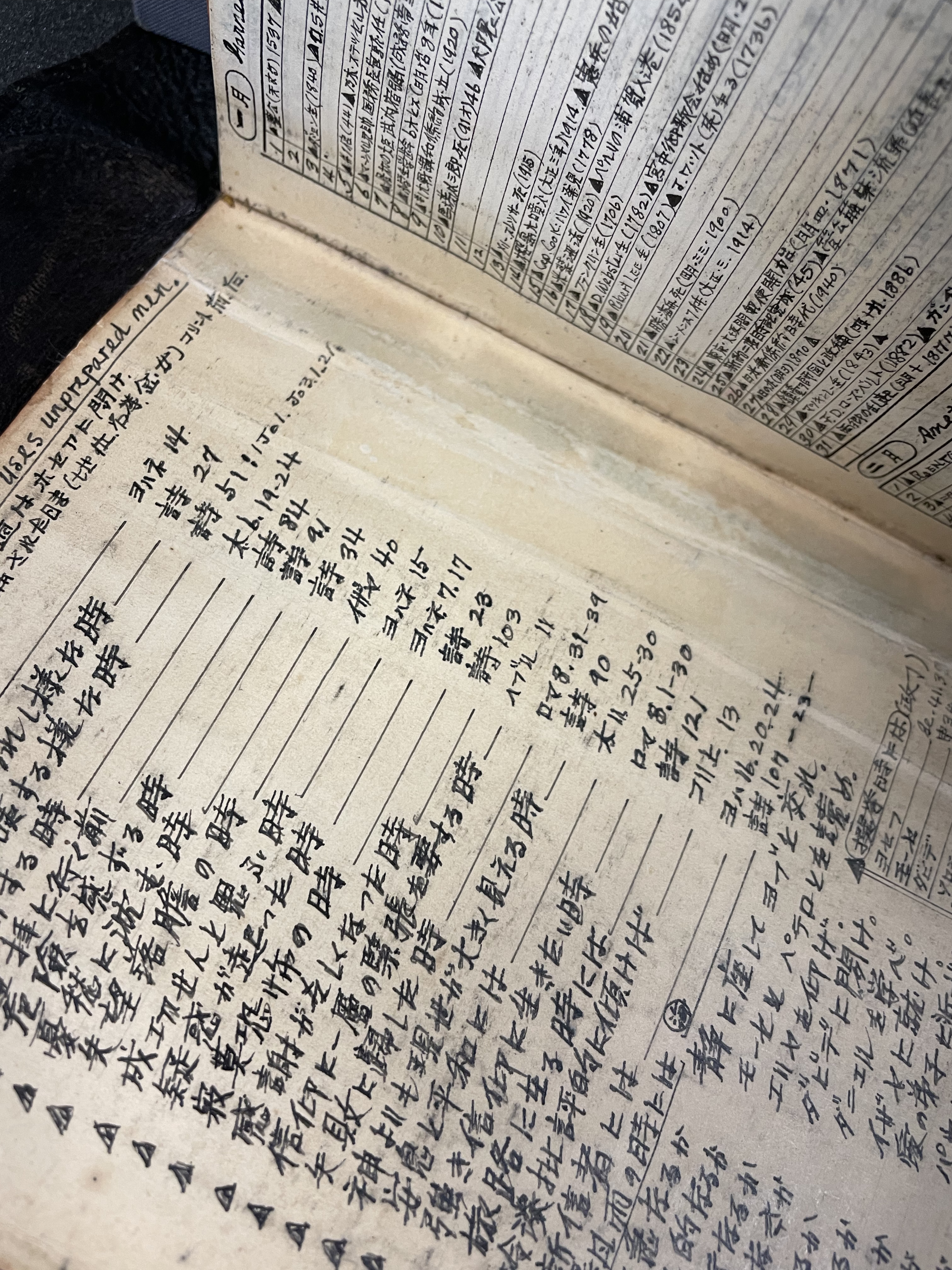 New Analytical Indexed Bible, after tape removal and repair