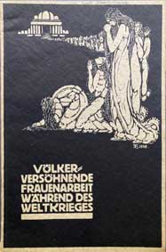 Book cover - Völkerversöhnende Frauenarbeit während des Weltkrieges