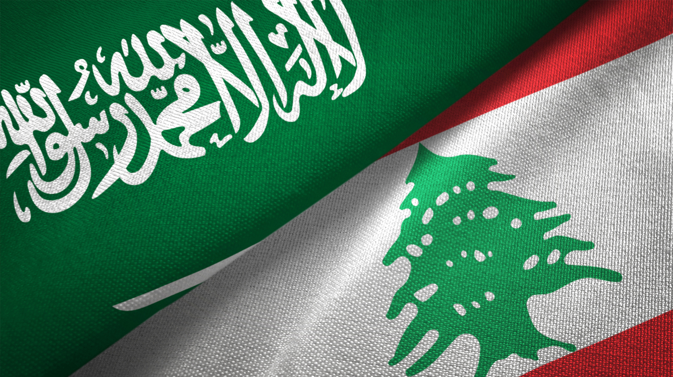 SaudiLebanon flags