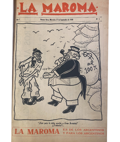 cover illustration for La Maroma periodical 1939