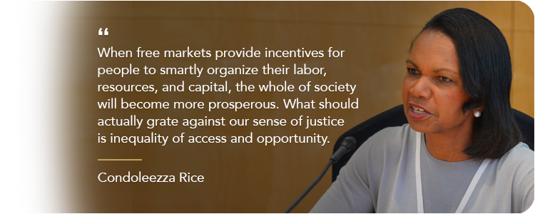 Condoleezza Rice On Answering Challenges to Advanced Economies