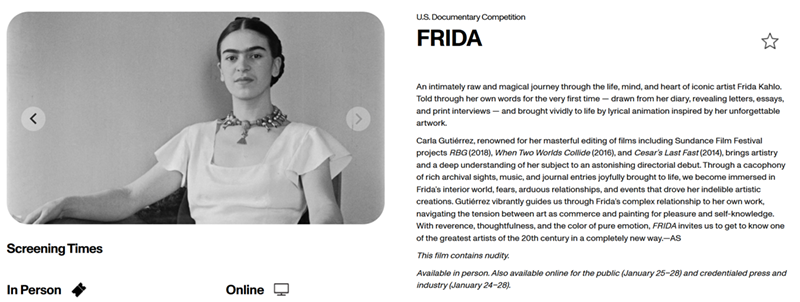 Frida documentry 2024