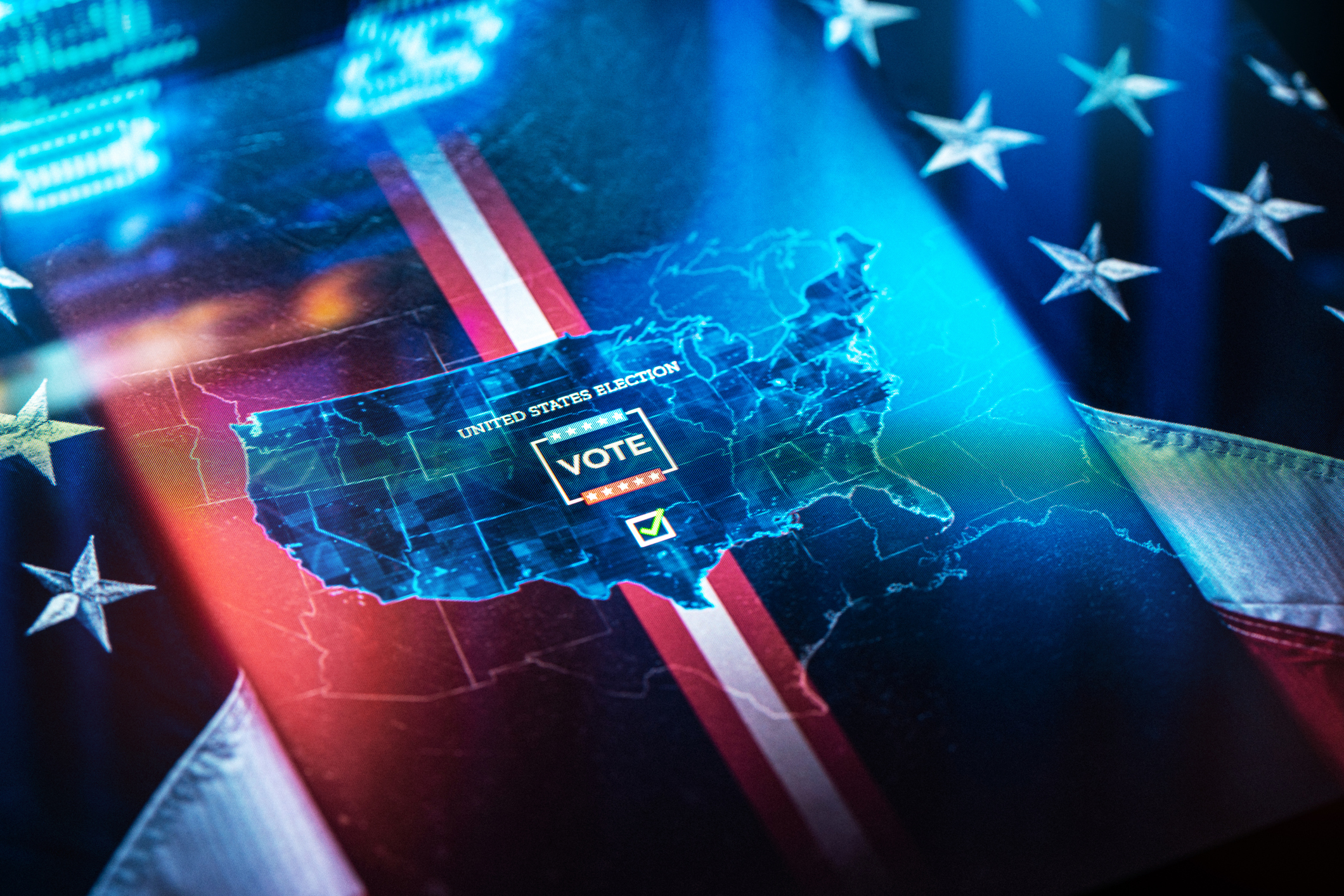 United States Election stock photo