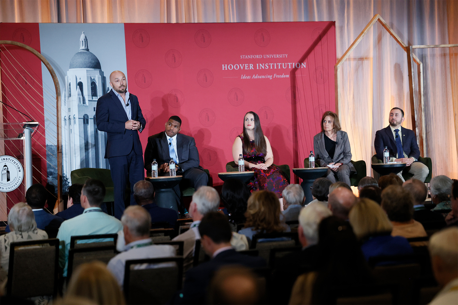 Matt Brown, Gregory Eason, Trillitye Paullin, Claudia Flores, and John Moses