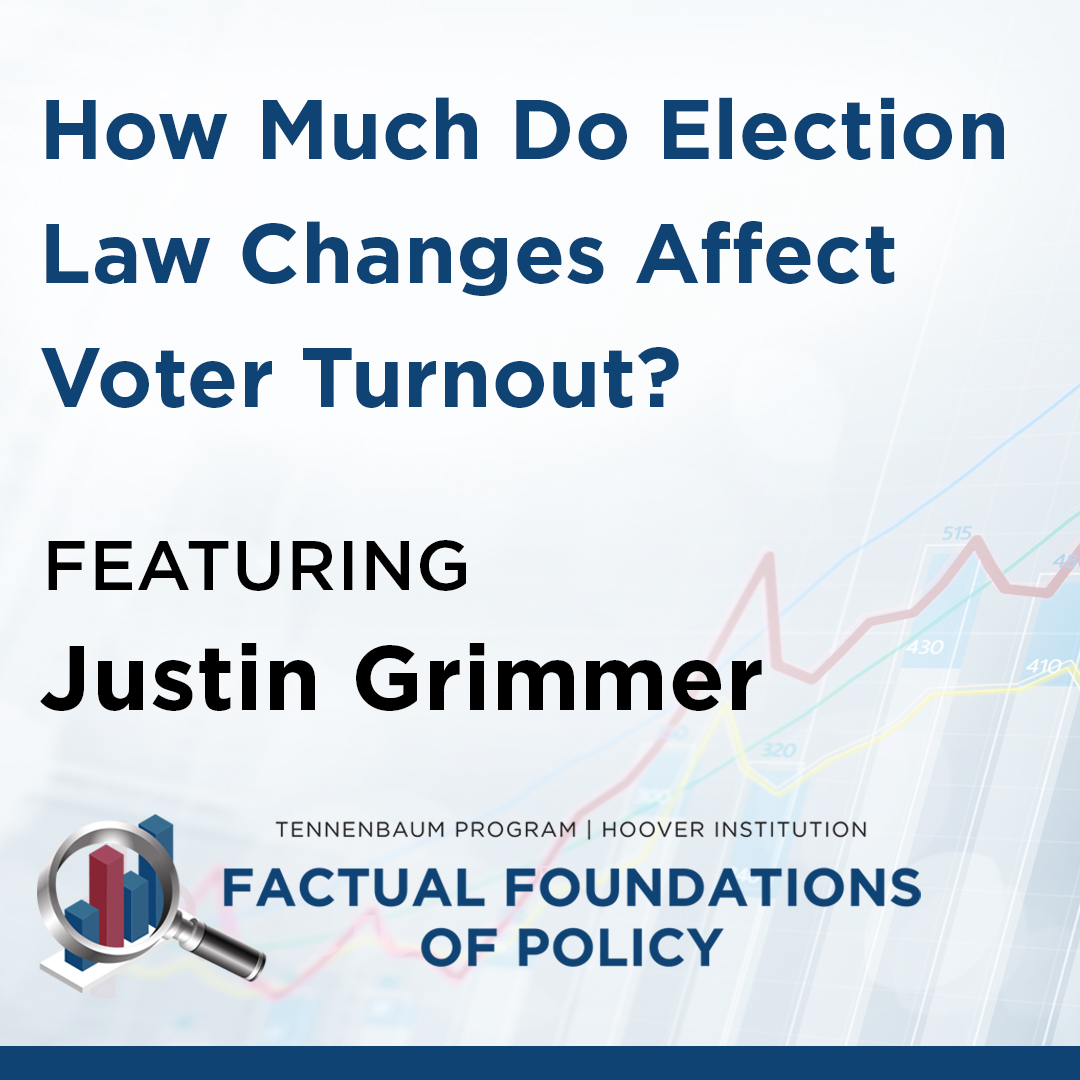 How Much Do Election Law Changes Affect Voter Turnout? Featuring Justin Grimmer