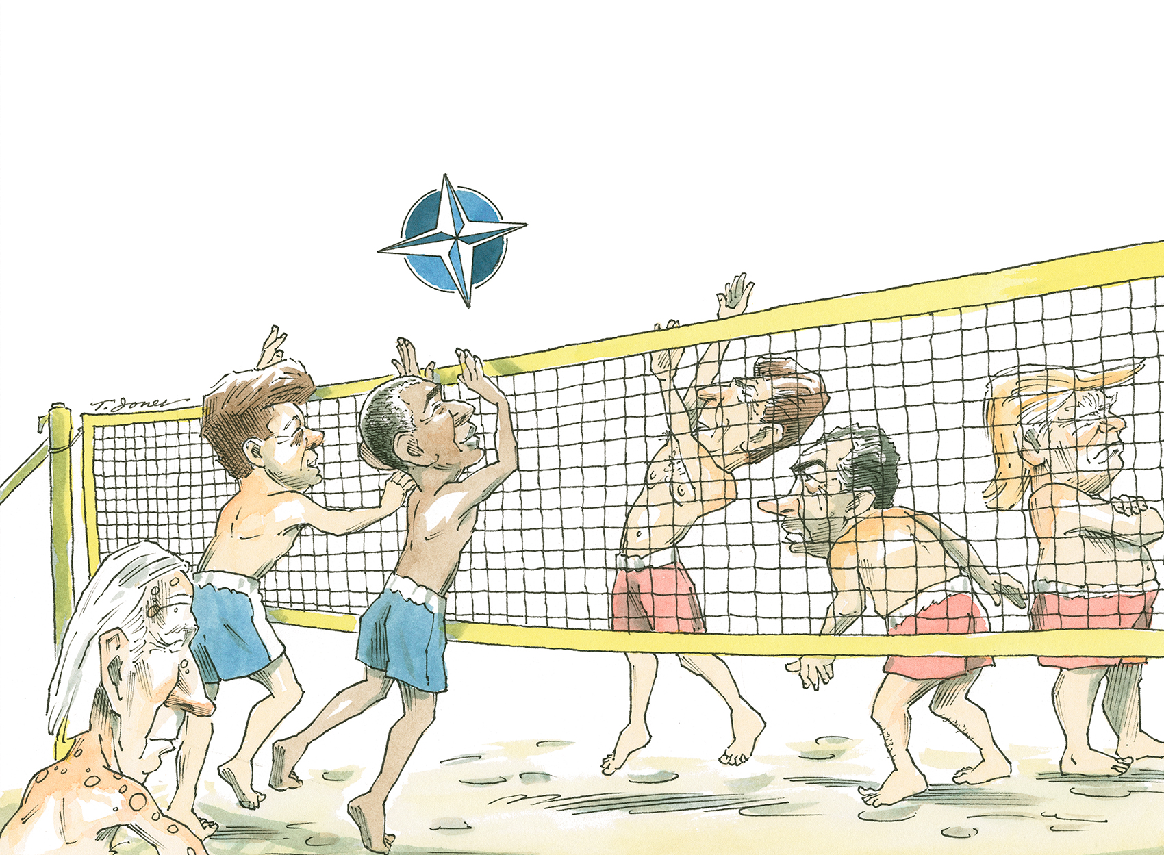 Taylor Jones cartoon