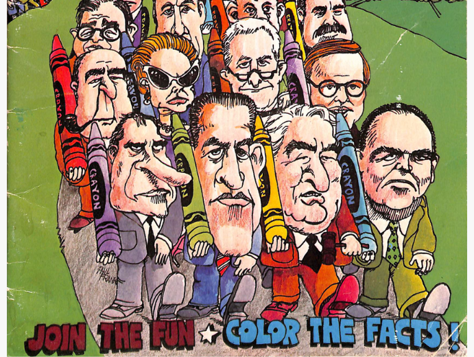 Watergate coloring book