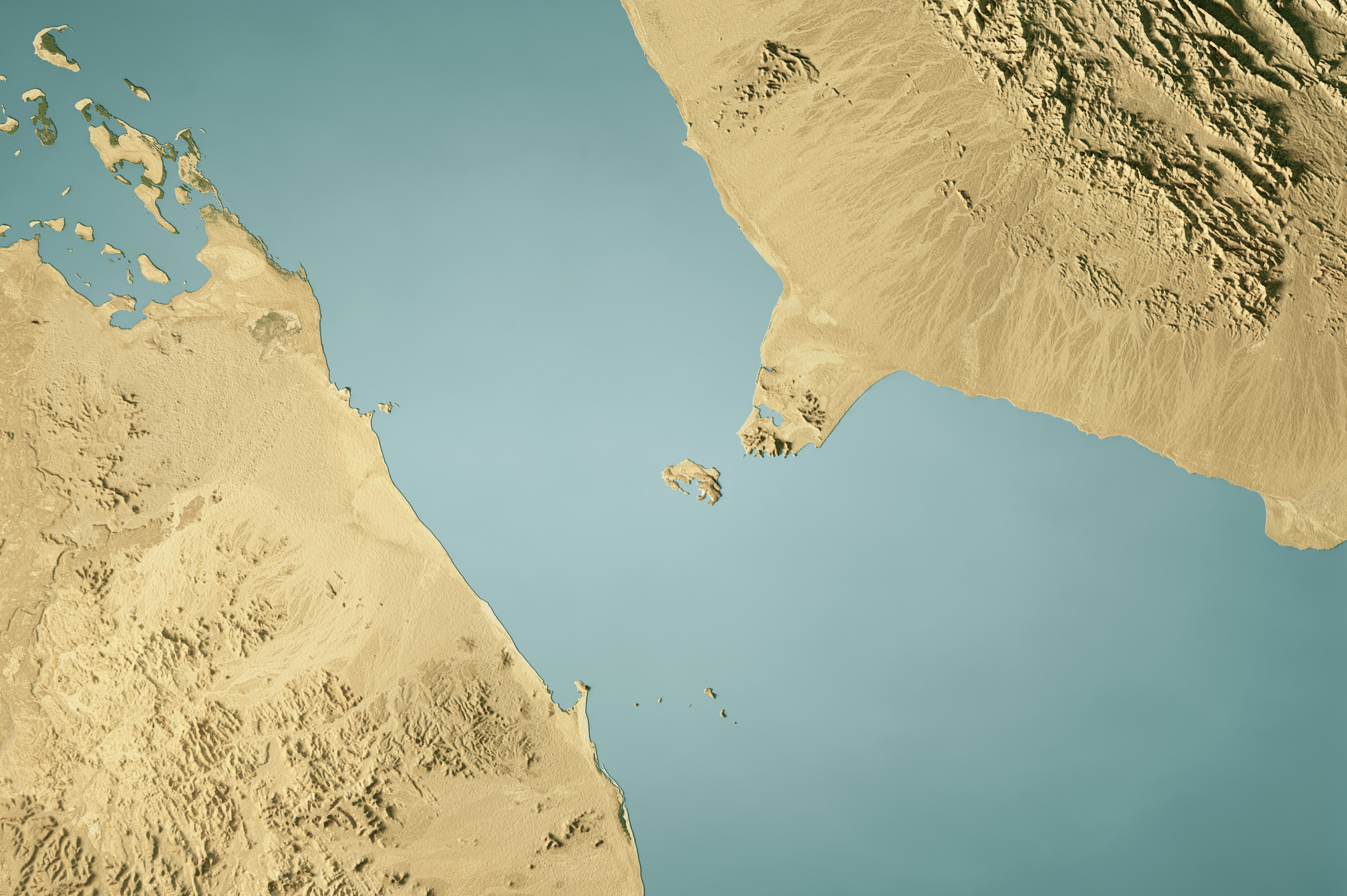 Bab Al-Mandab Strait, Red Sea, Gulf of Aden