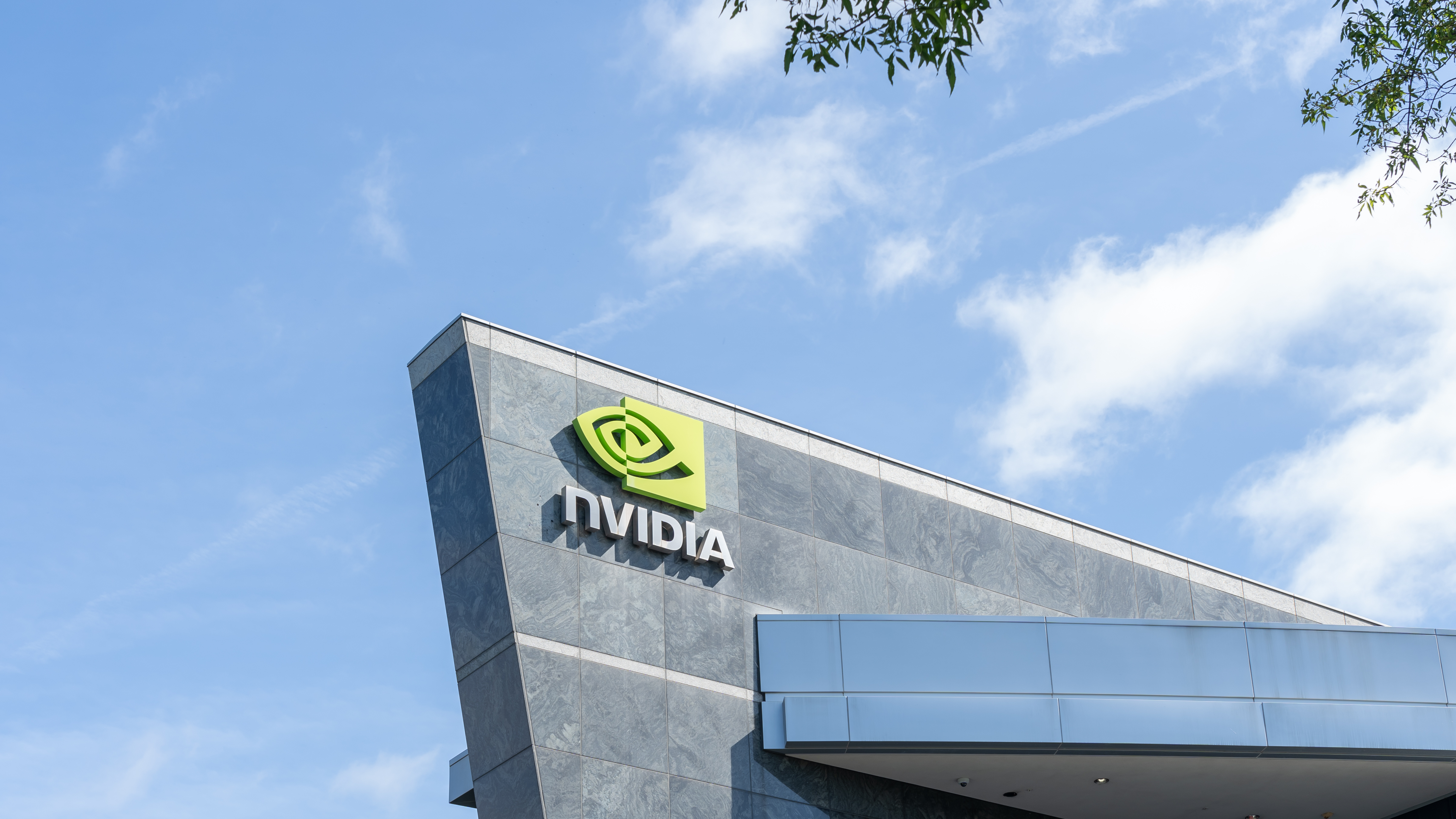 Nvidia headquarters in Santa Clara, California, USA stock photo