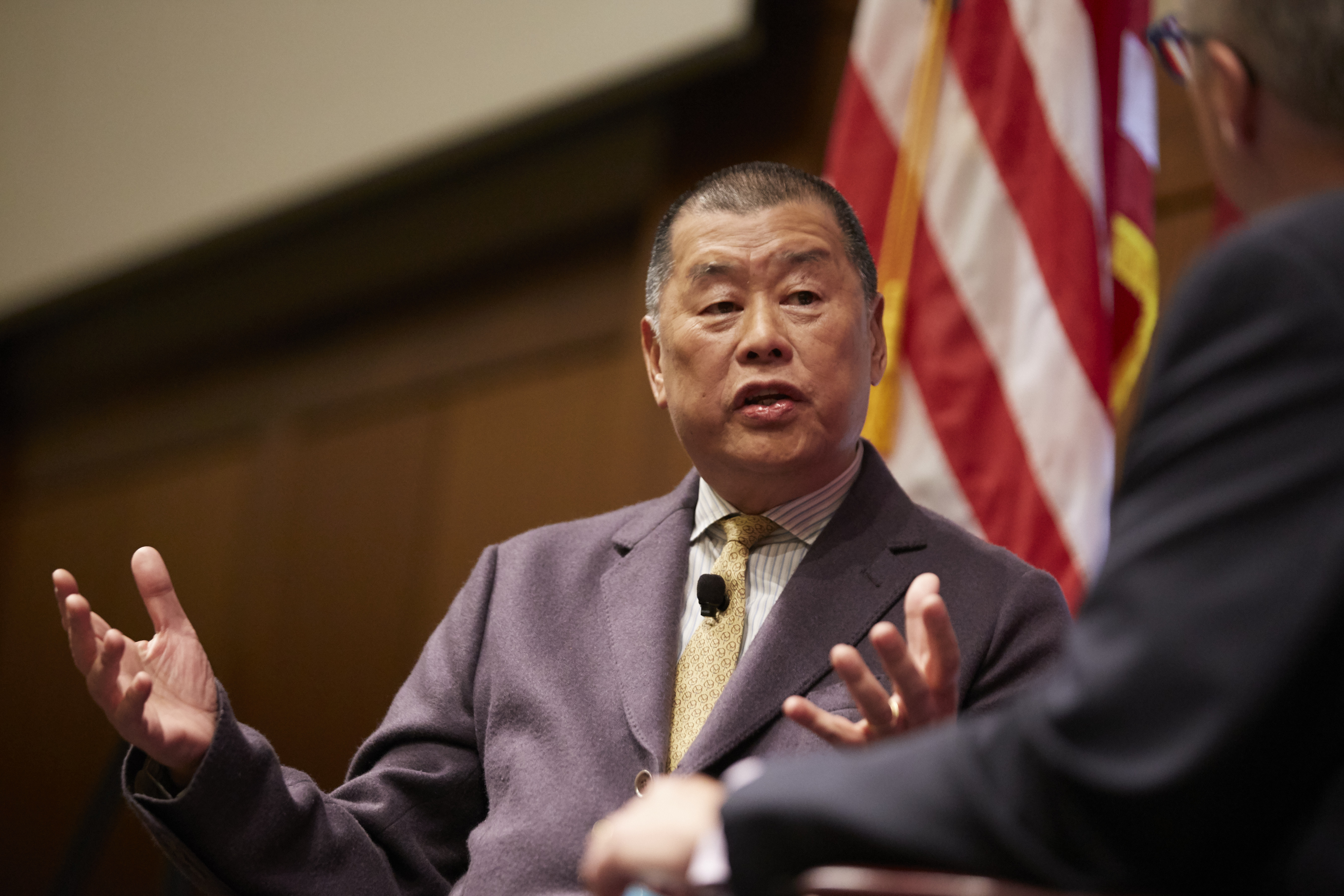 Jimmy Lai at Hoover, October 2019