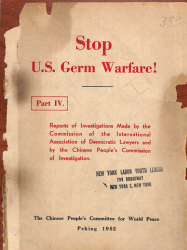 Stop US germ warfare