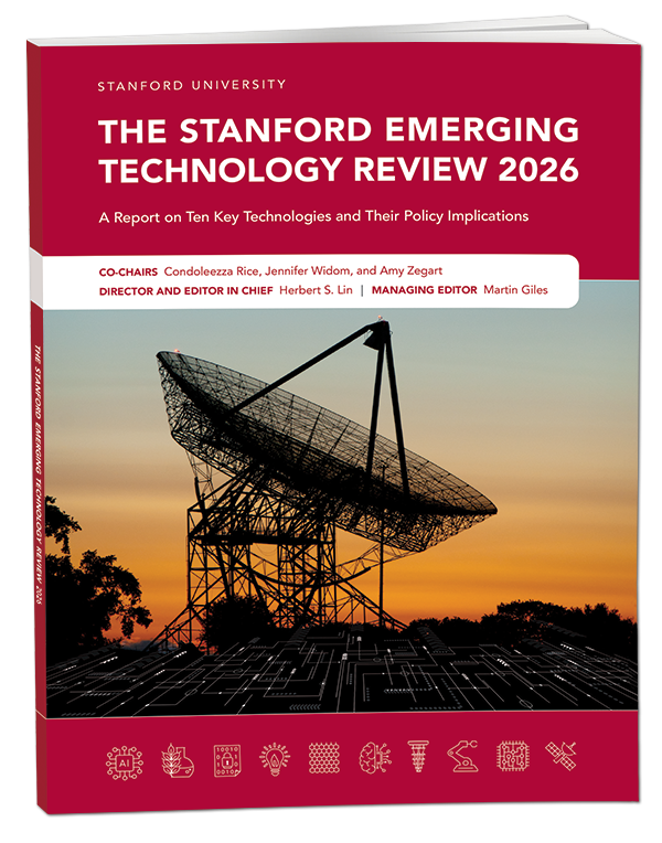 The Stanford Emerging Tech Review 2026 3D cover