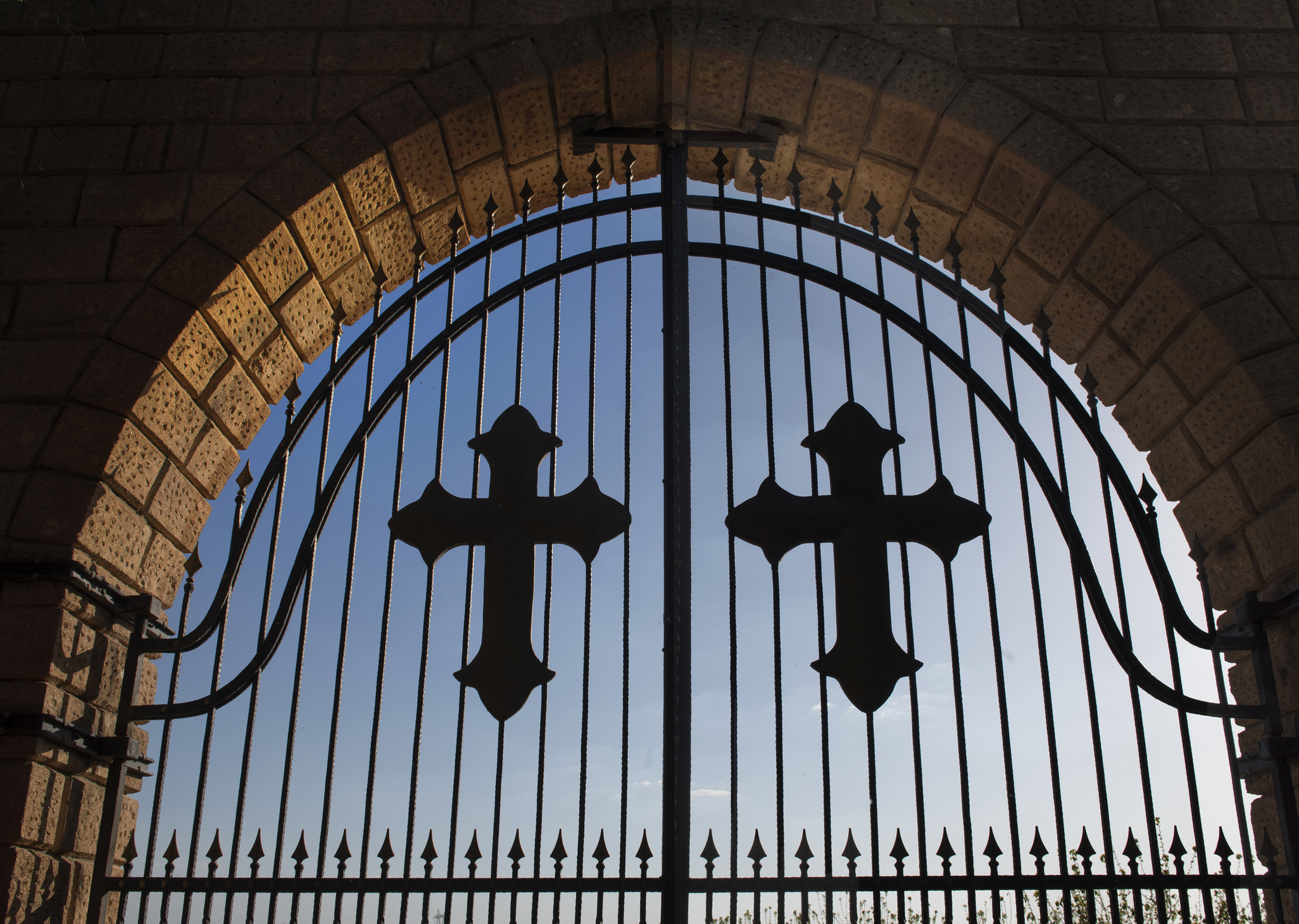 Mor Gabriel Syriac Monastery near Midyat town, southeastern Turkey - stock photo