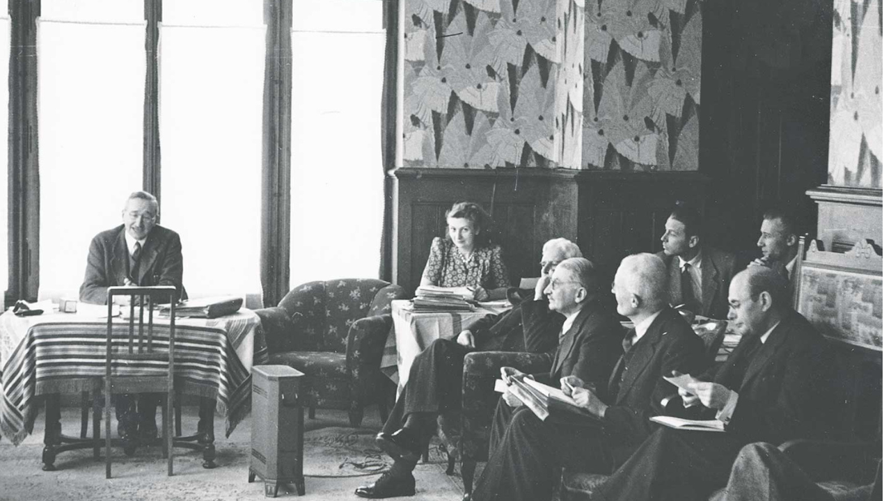 Significant portions of the Friedrich A. Hayek papers are now available through the Library & Archives’ Digital Collections Portal, including the Nobel Prize-winning economist's correspondence with leading twentieth-century intellectuals and unpublished manuscripts. Researchers worldwide can now explore primary sources documenting the evolution of free market economics, classical liberalism, and the founding of the Mont Pelerin Society.