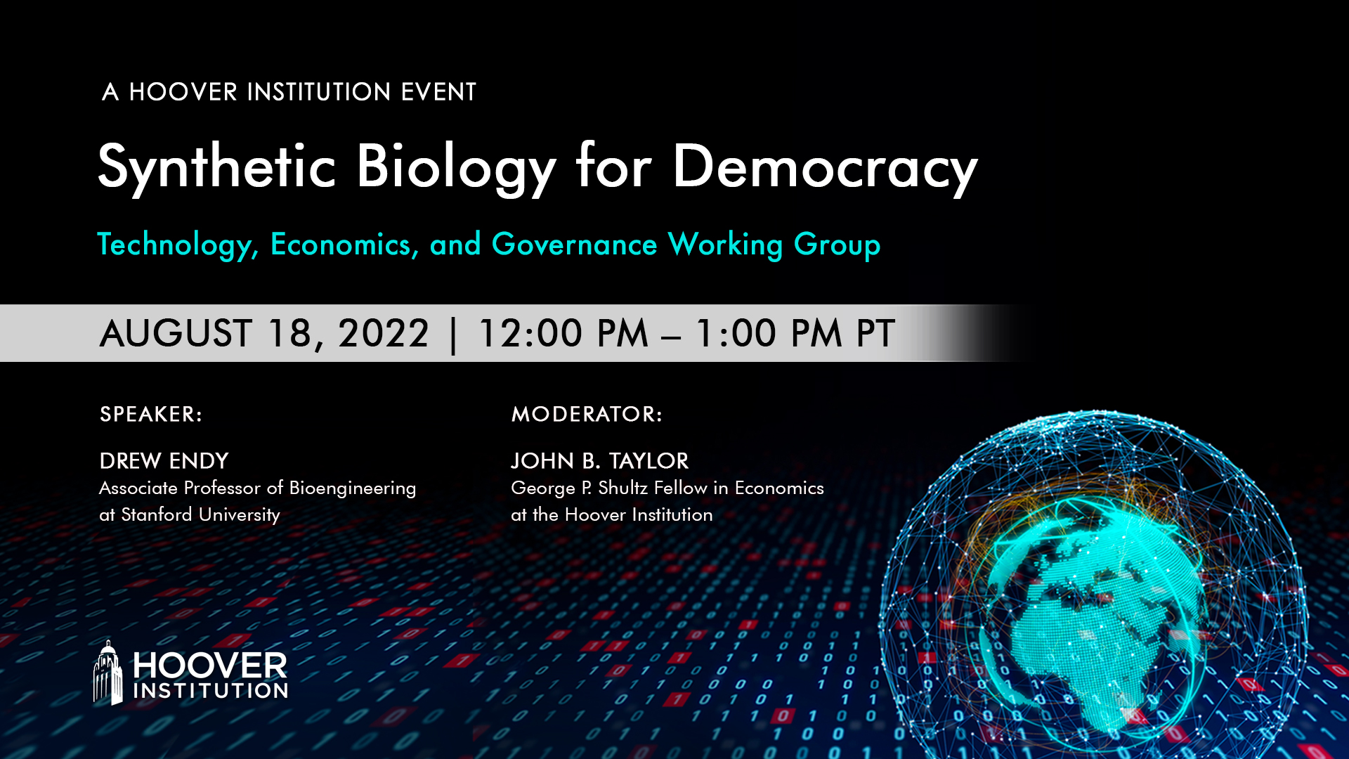 Synthetic Biology for Democracy