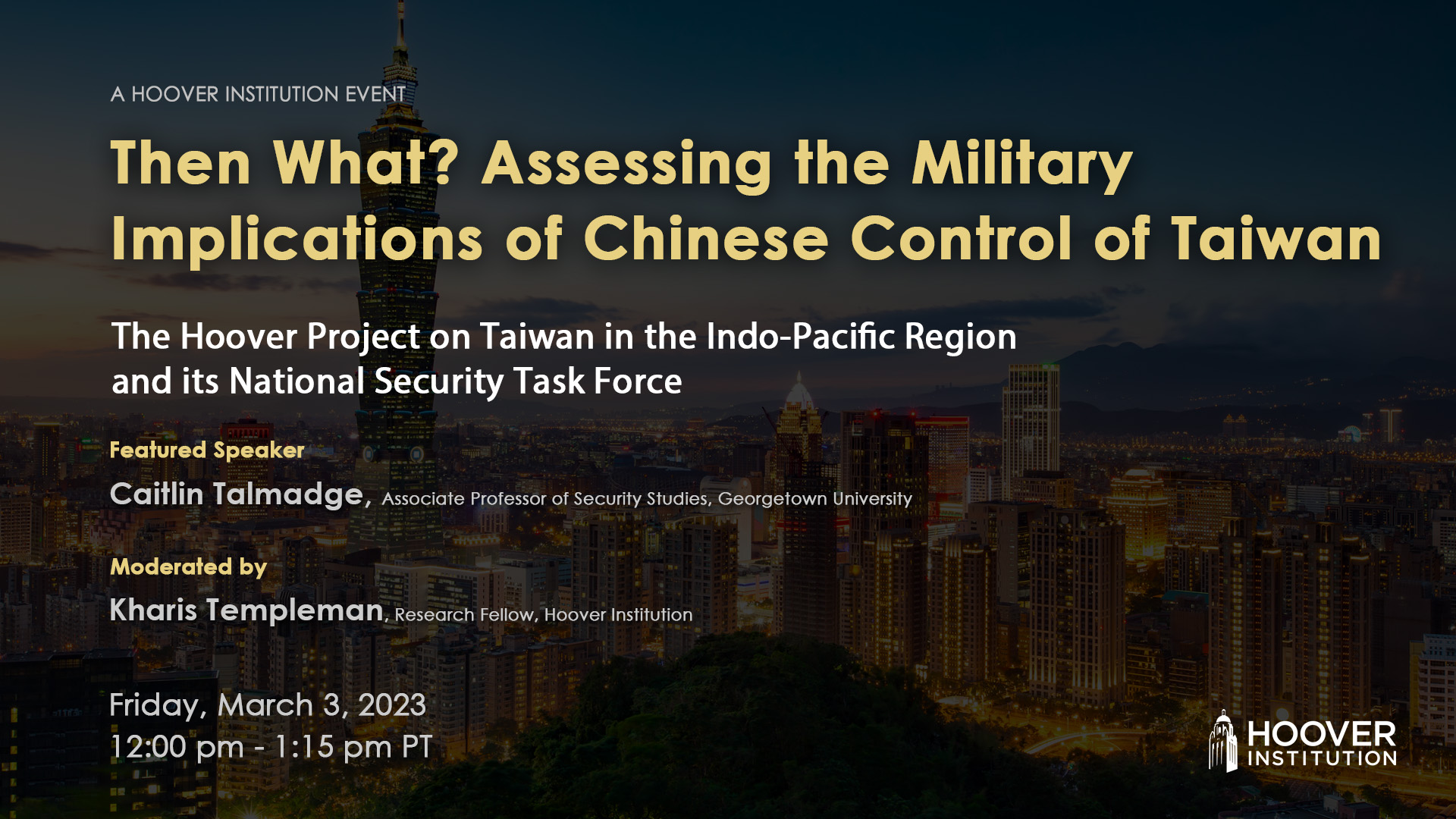Then What? Assessing the Military Implications of Chinese Control of Taiwan