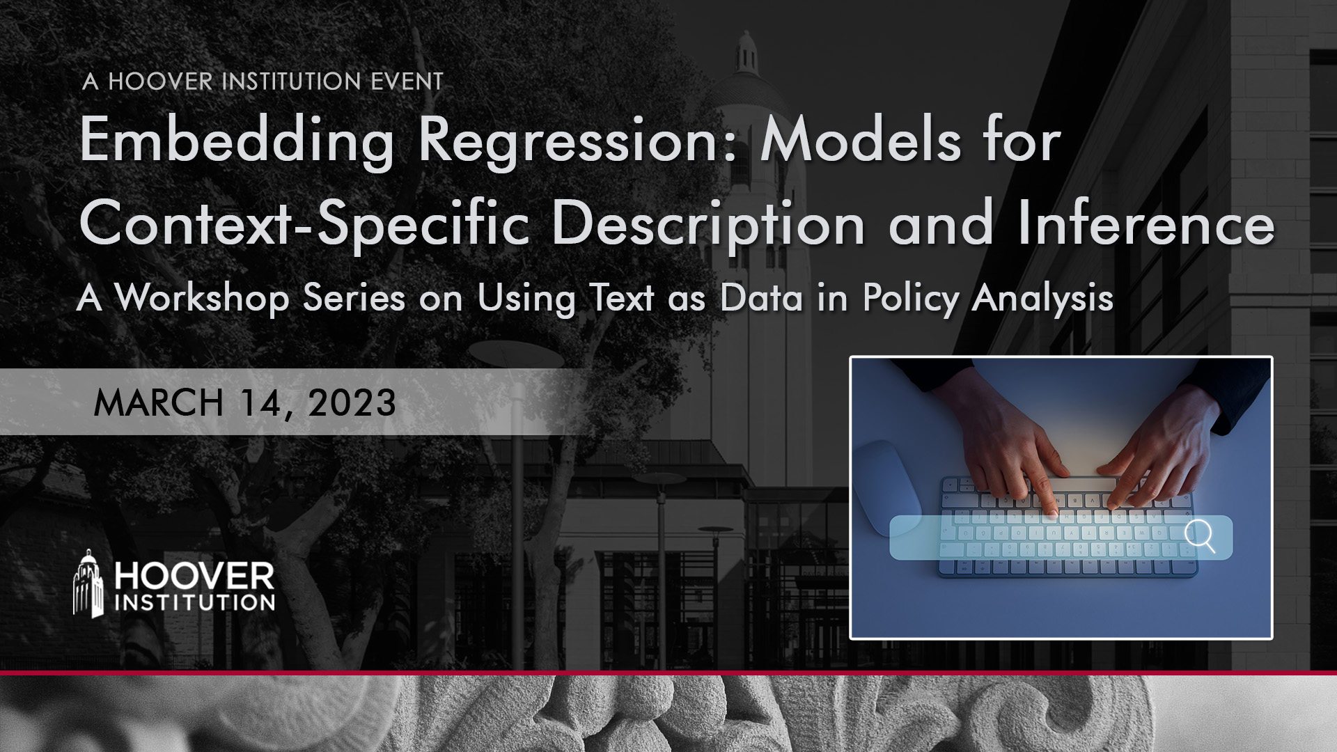 Embedding Regression: Models for Context-Specific Description and Inference | A Workshop Series on Using Text as Data in Policy Analysis
