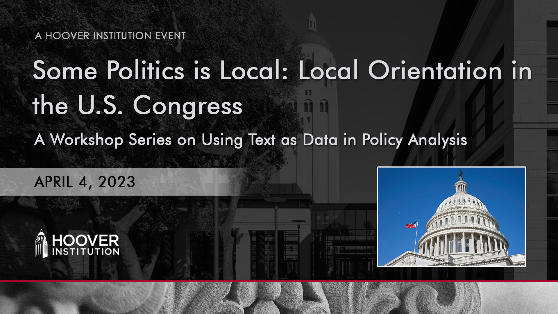 Some Politics is Local: Local Orientation in the U.S. Congress | Workshop Series On Using Text As Data In Policy Analysis