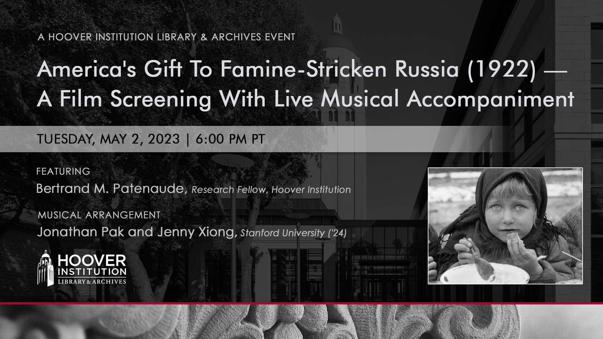 America's Gift To Famine-Stricken Russia (1922)— A Film Screening With Live Musical Accompaniment