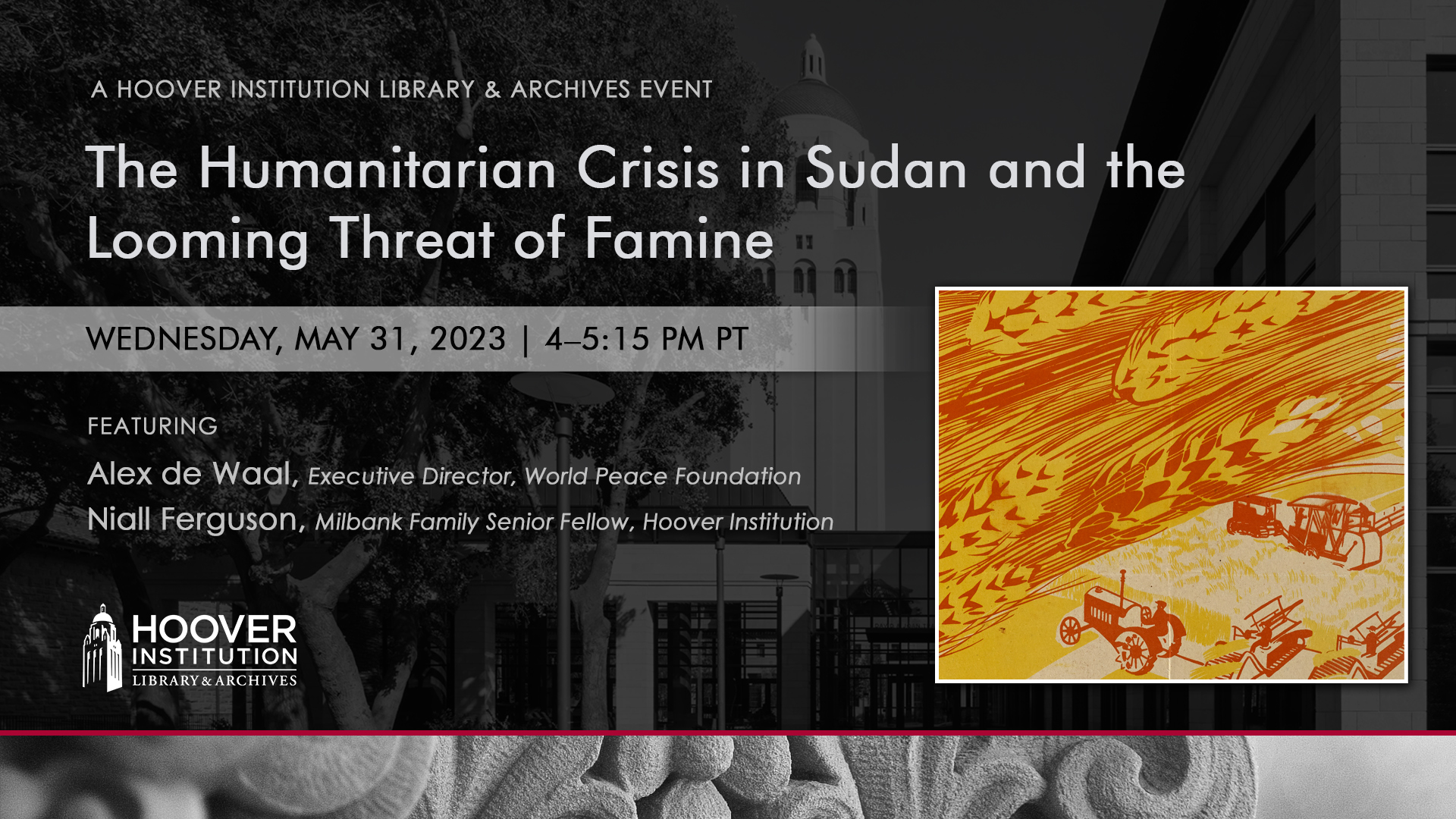Opening Slide for Humanitarian Crisis in Sudan and Looming Threat of Famine