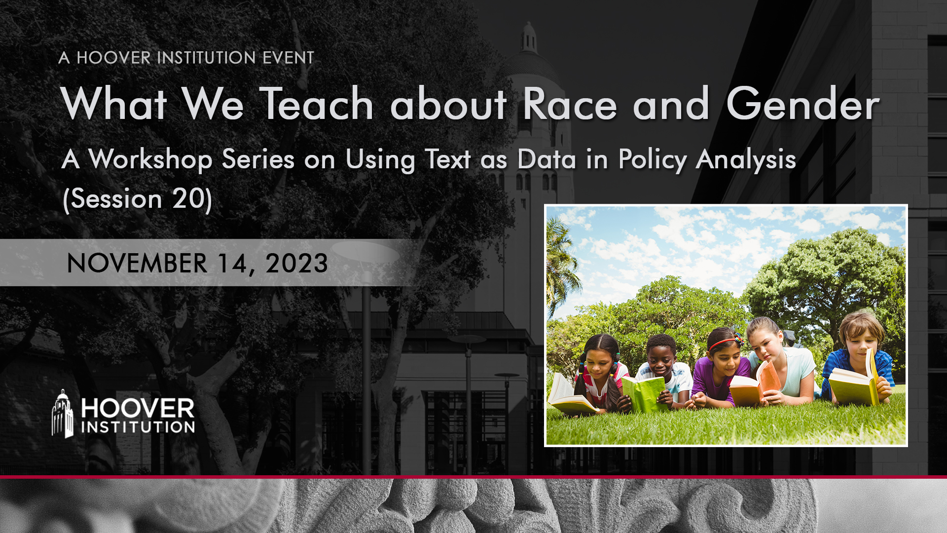 What We Teach about Race and Gender | A Workshop Series On Using Text As Data In Policy Analysis