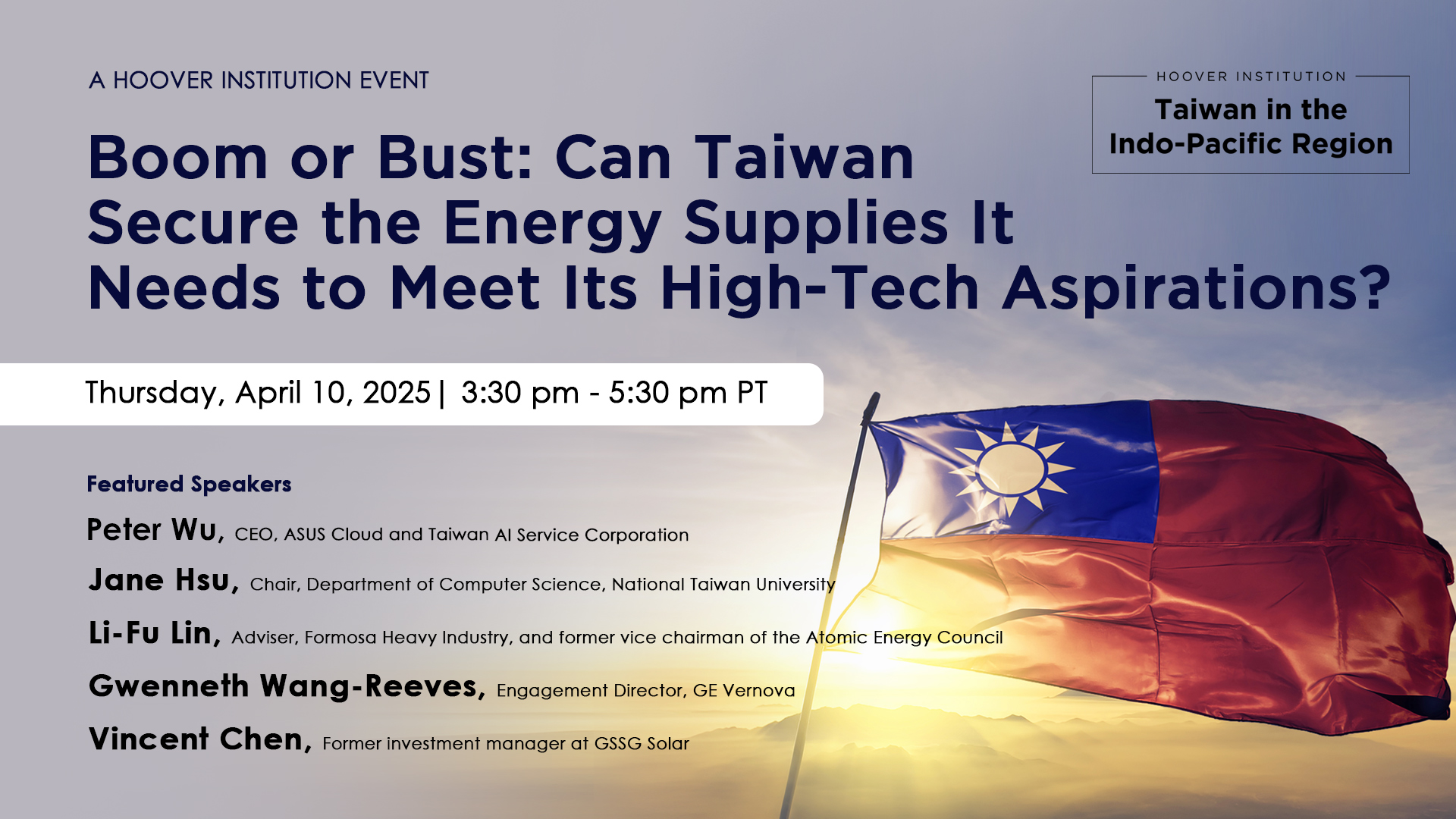 Boom Or Bust: Can Taiwan Secure The Energy Supplies It Needs To Meet Its High-Tech Aspirations? 