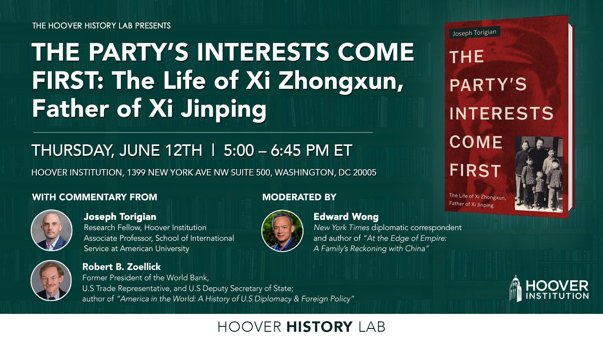 The Party's Interests Come First: The Life of Xi Zhongxun, Father of Xi Jinping