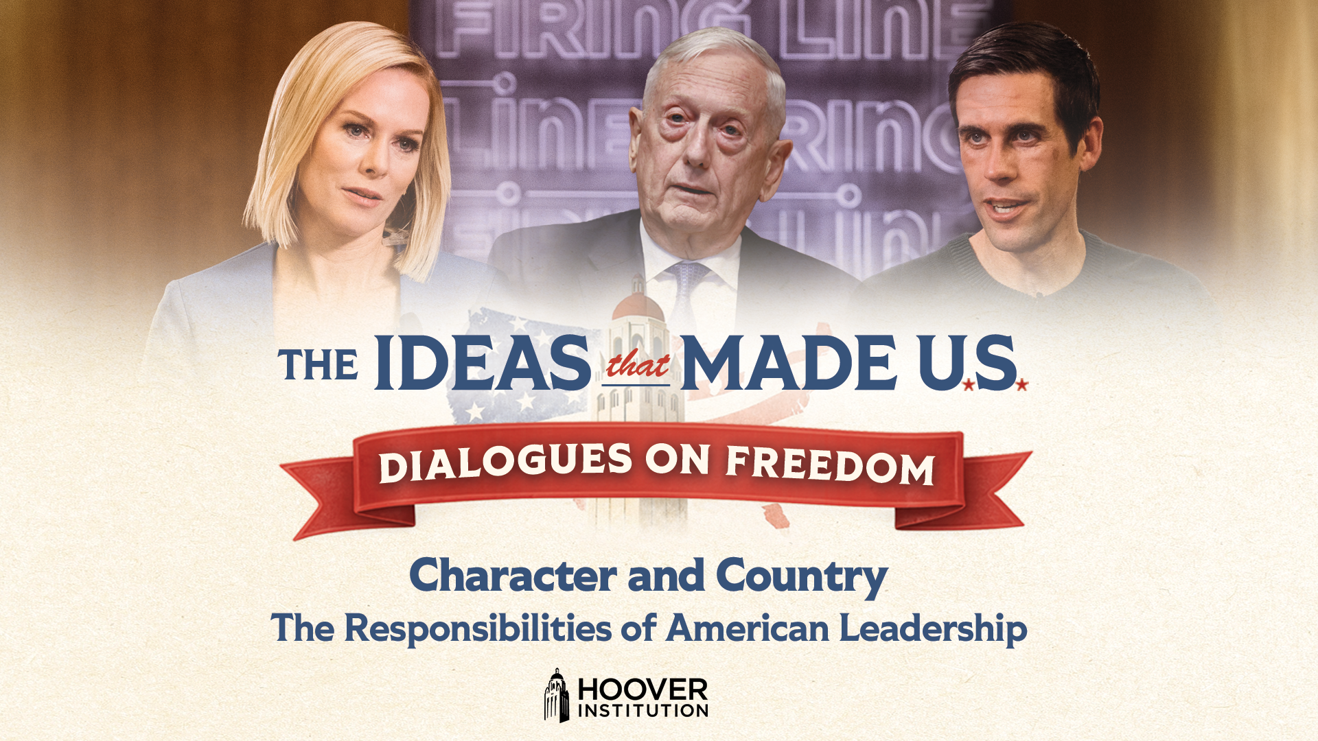 USA@250, Hoover Institution, Firing Line with Margaret Hoover, General Jim Mattis, Ryan Holiday