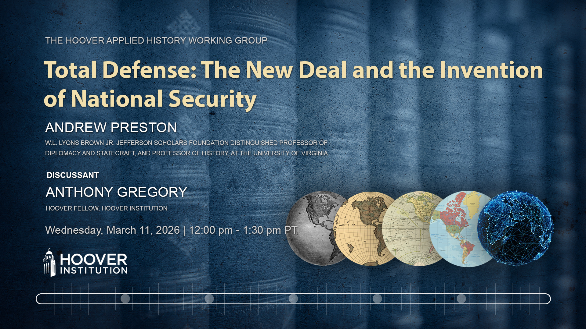 Total Defense: The New Deal and the Invention of National Security