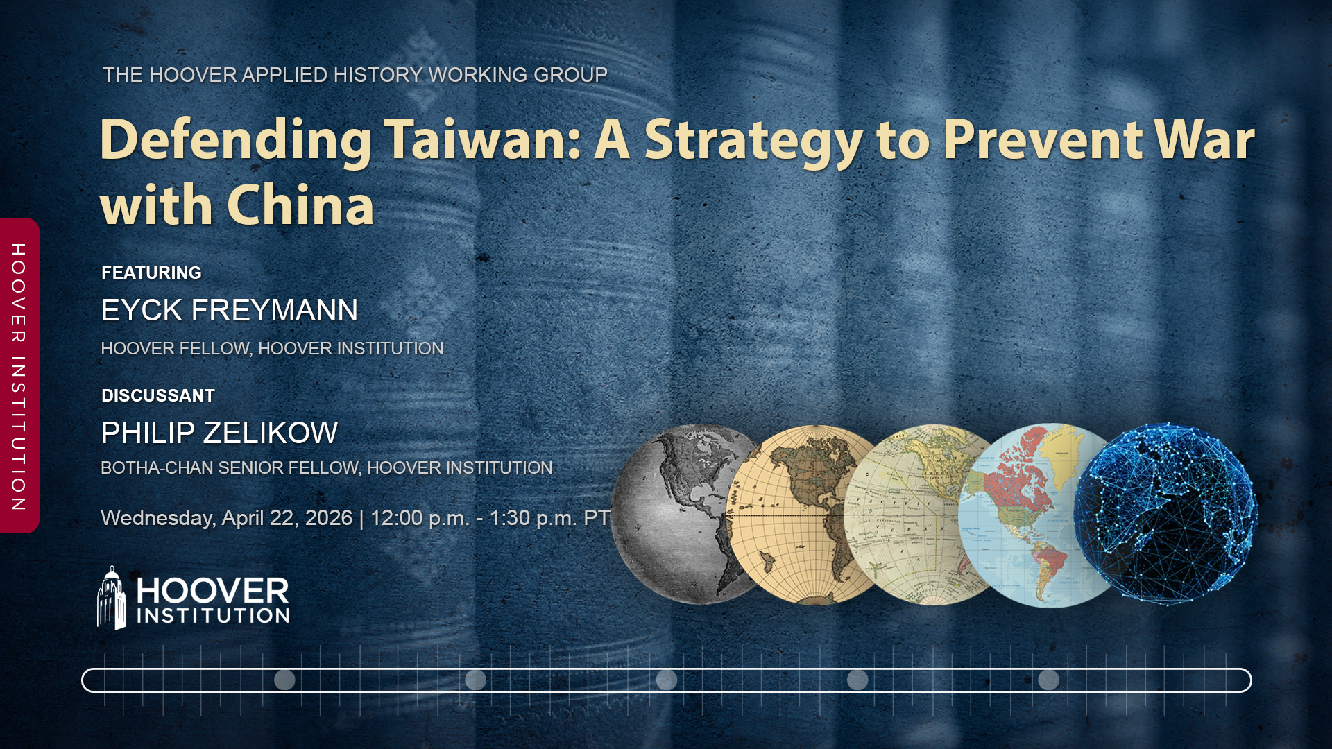Defending Taiwan: A Strategy To Prevent War With China (Virtual)