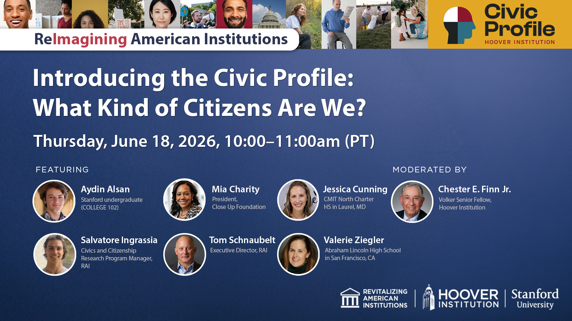 Introducing the Civic Profile: What Kind of Citizens Are We?
